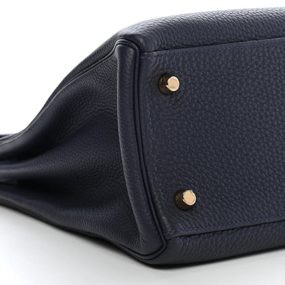 Hermes Togo Kelly Retourne 32 Bleu Nuit 8 of 10