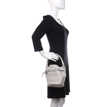 Celine Smooth Calfskin Nano Big Bag Bucket Light Grey 3 of 11