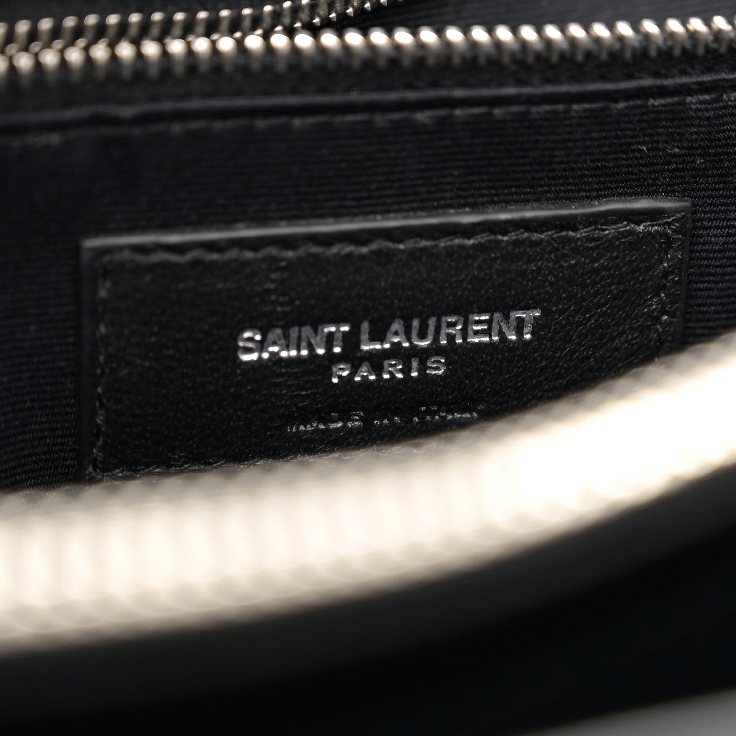 Saint Laurent Calfskin Y Quilted Monogram Large Loulou Shopper Black 6 of 11