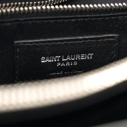 Saint Laurent Calfskin Y Quilted Monogram Large Loulou Shopper Black 6 of 11
