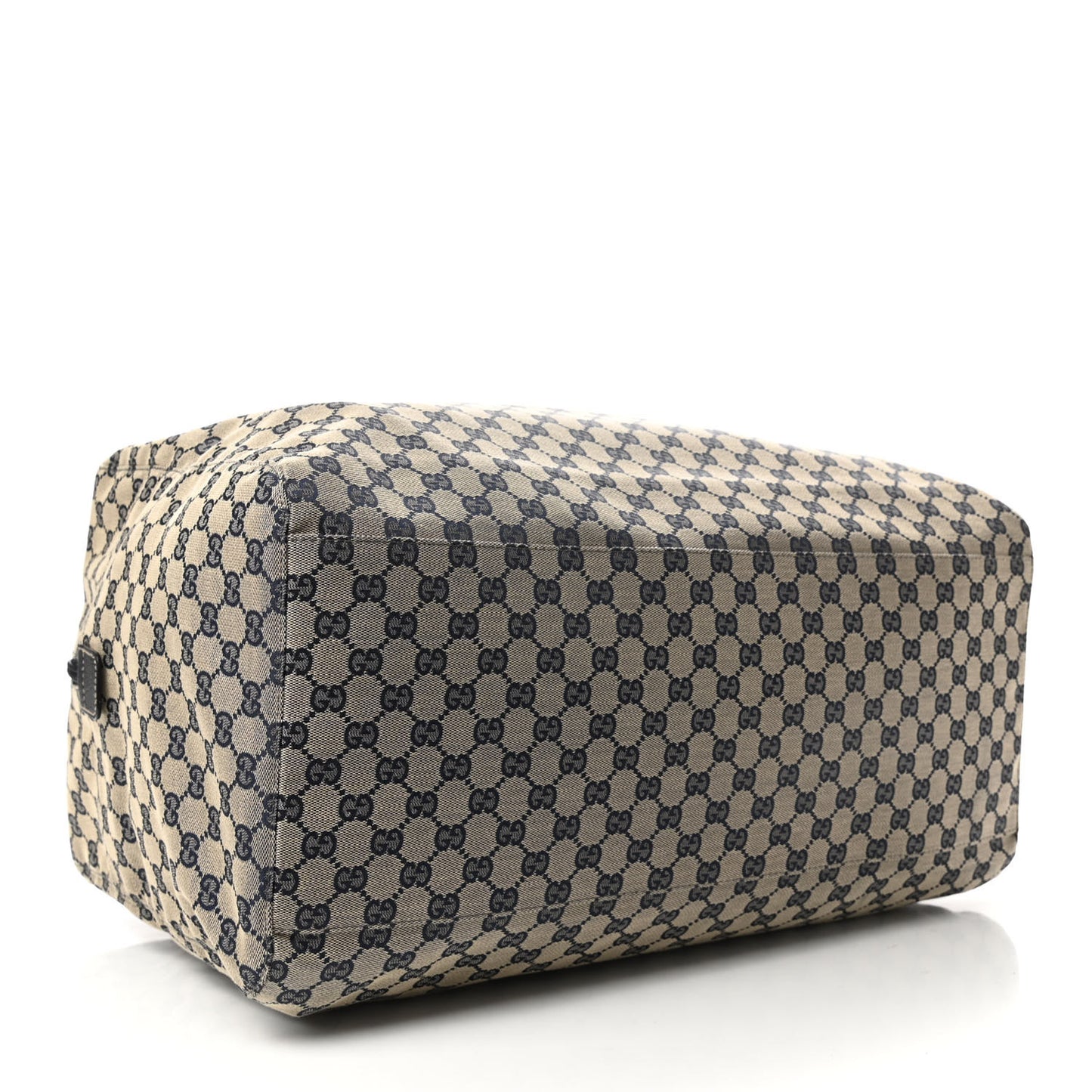 GG Monogram Web Large Collapsible Carry On Duffle Navy
