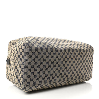 Gucci GG Monogram Web Large Collapsible Carry On Duffle Navy 3 of 8