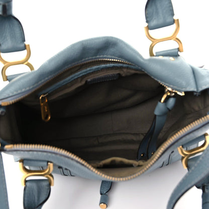 Chloe Calfskin Medium Marcie Satchel Cloudy Blue 14 of 17
