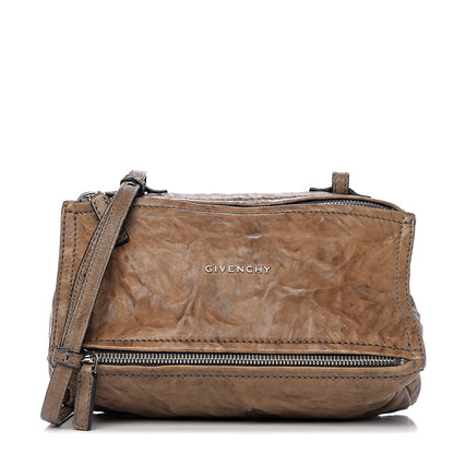 Givenchy Tumbled Sheepskin Mini Pandora Charcoal 1 of 9