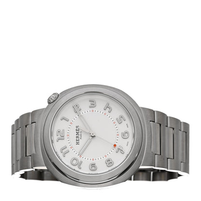 Hermes Stainless Steel 36mm Cut Automatic Watch 2 of 5