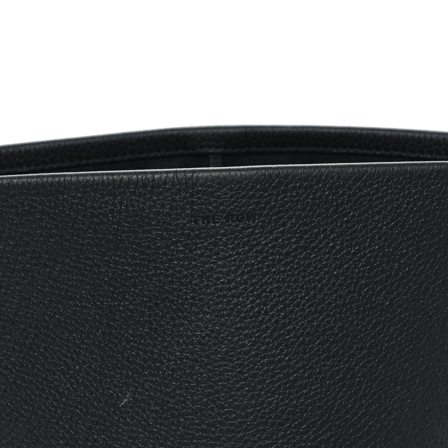 Grained Calfskin Small N/S Park Tote Black
