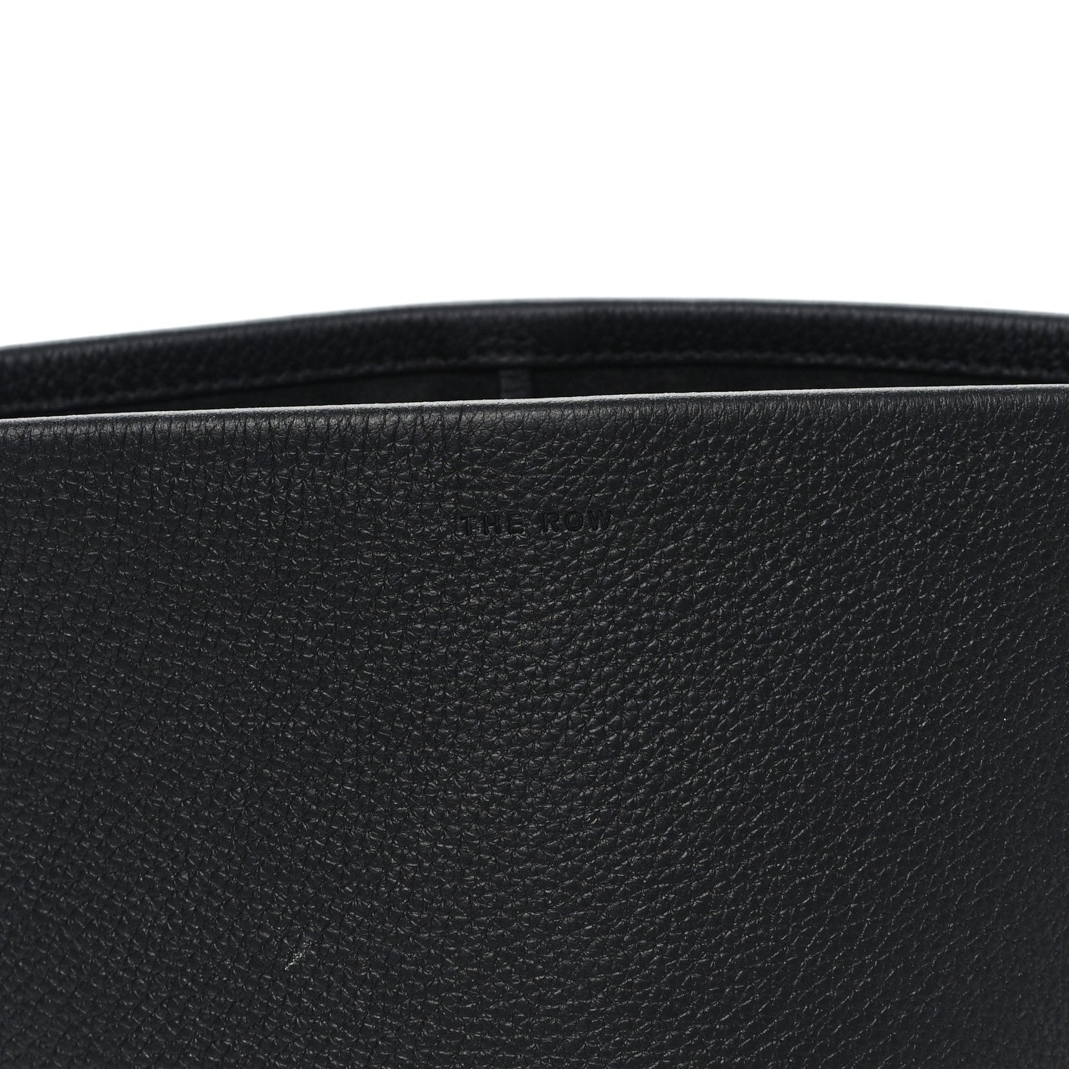 The Row Grained Calfskin Small N/S Park Tote Black 7 of 9