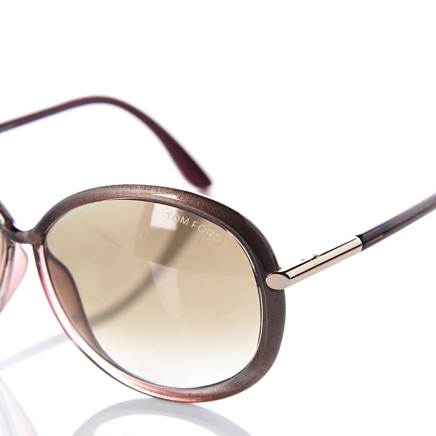 Round Sunglasses Brown