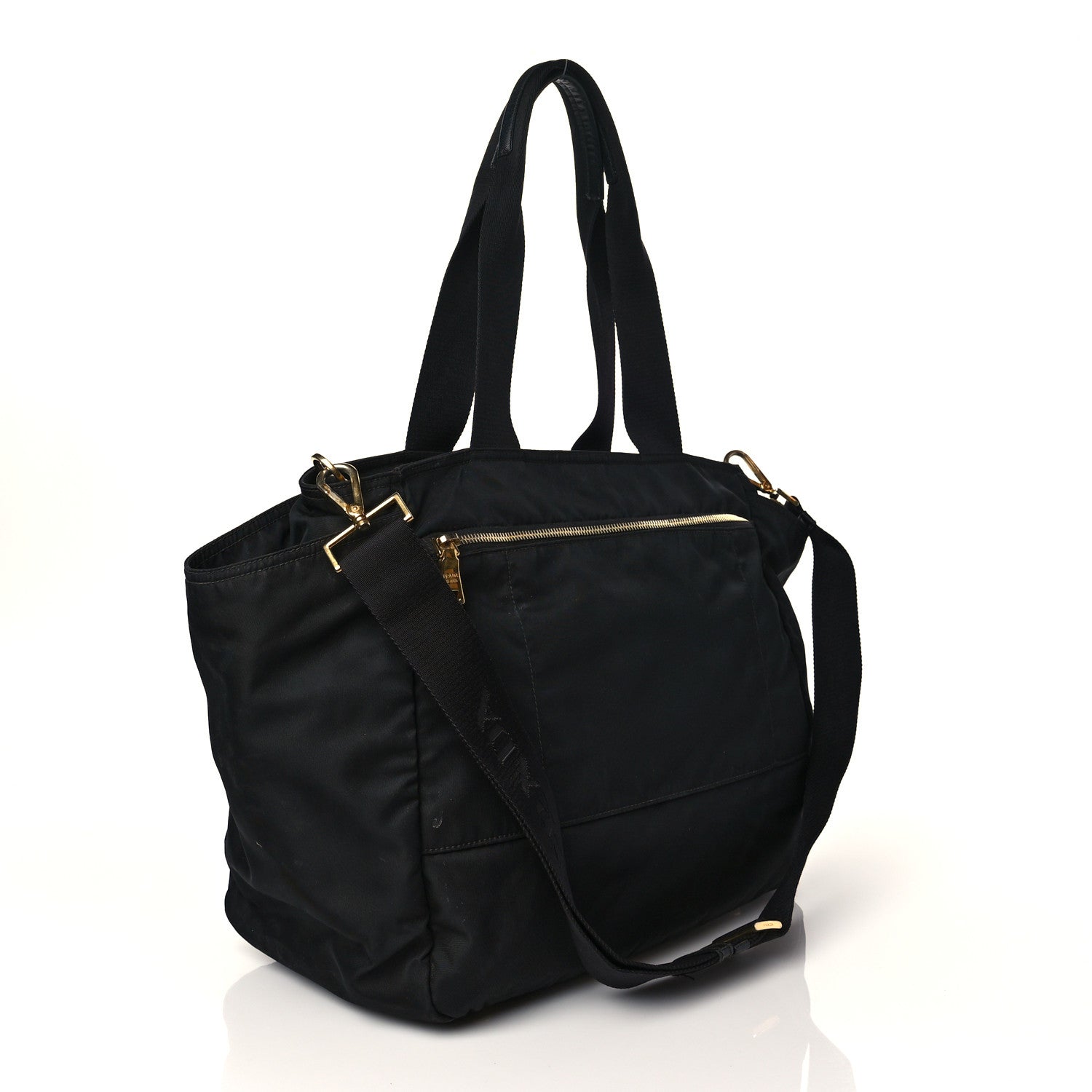 Prada Tessuto Nylon Vela Diaper Bag Black 4 of 10