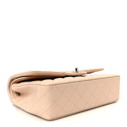 Chanel Caviar Quilted Medium Double Flap Light Beige 4 of 10