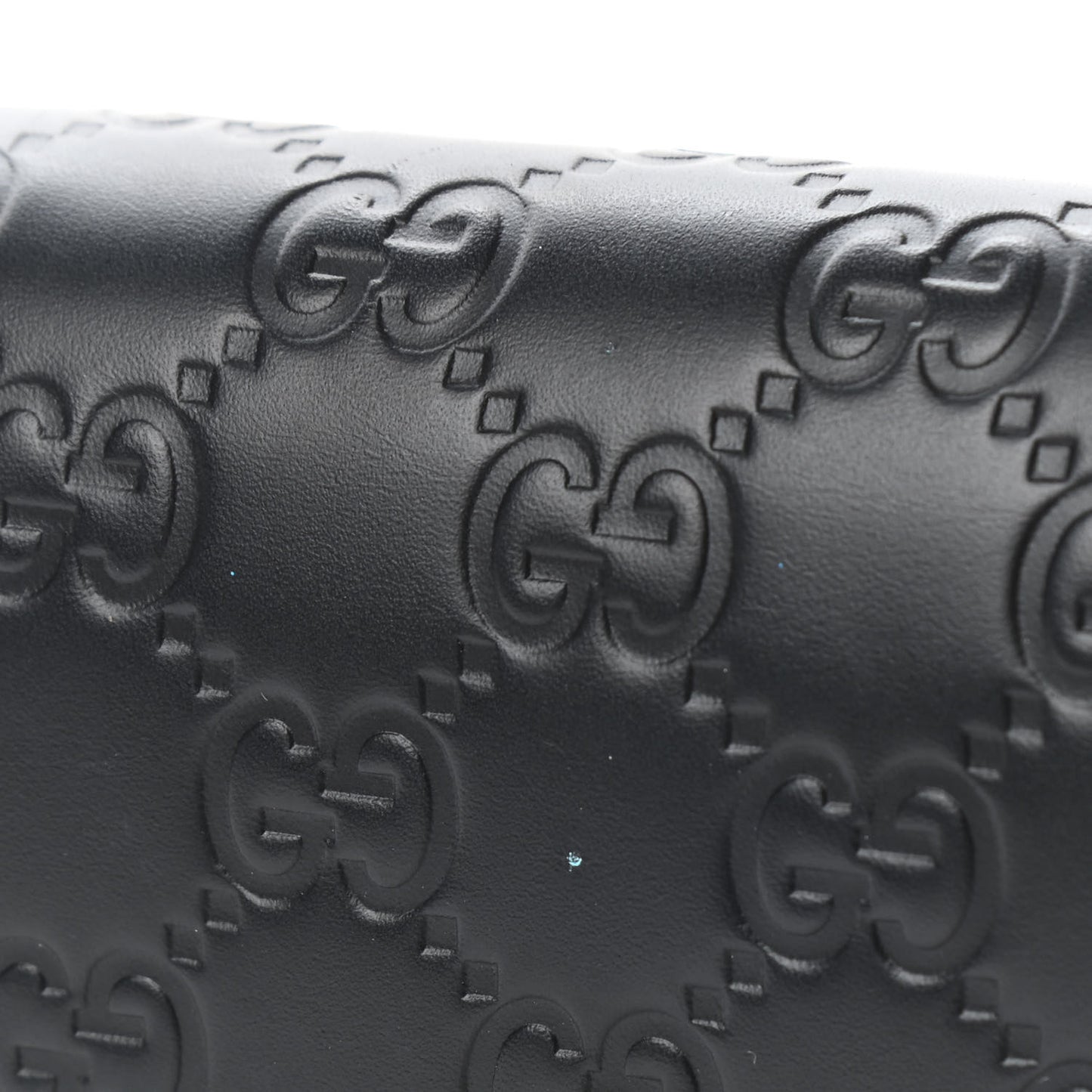 Guccissima Signature Bowy Chain Wallet Black