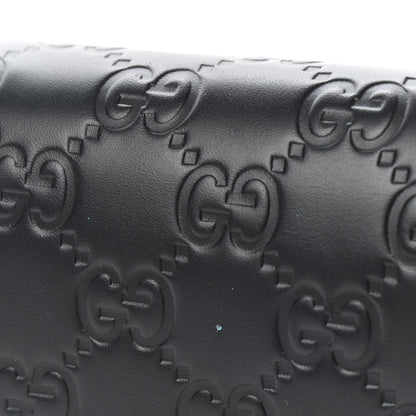 Gucci Guccissima Signature Bowy Chain Wallet Black 5 of 5
