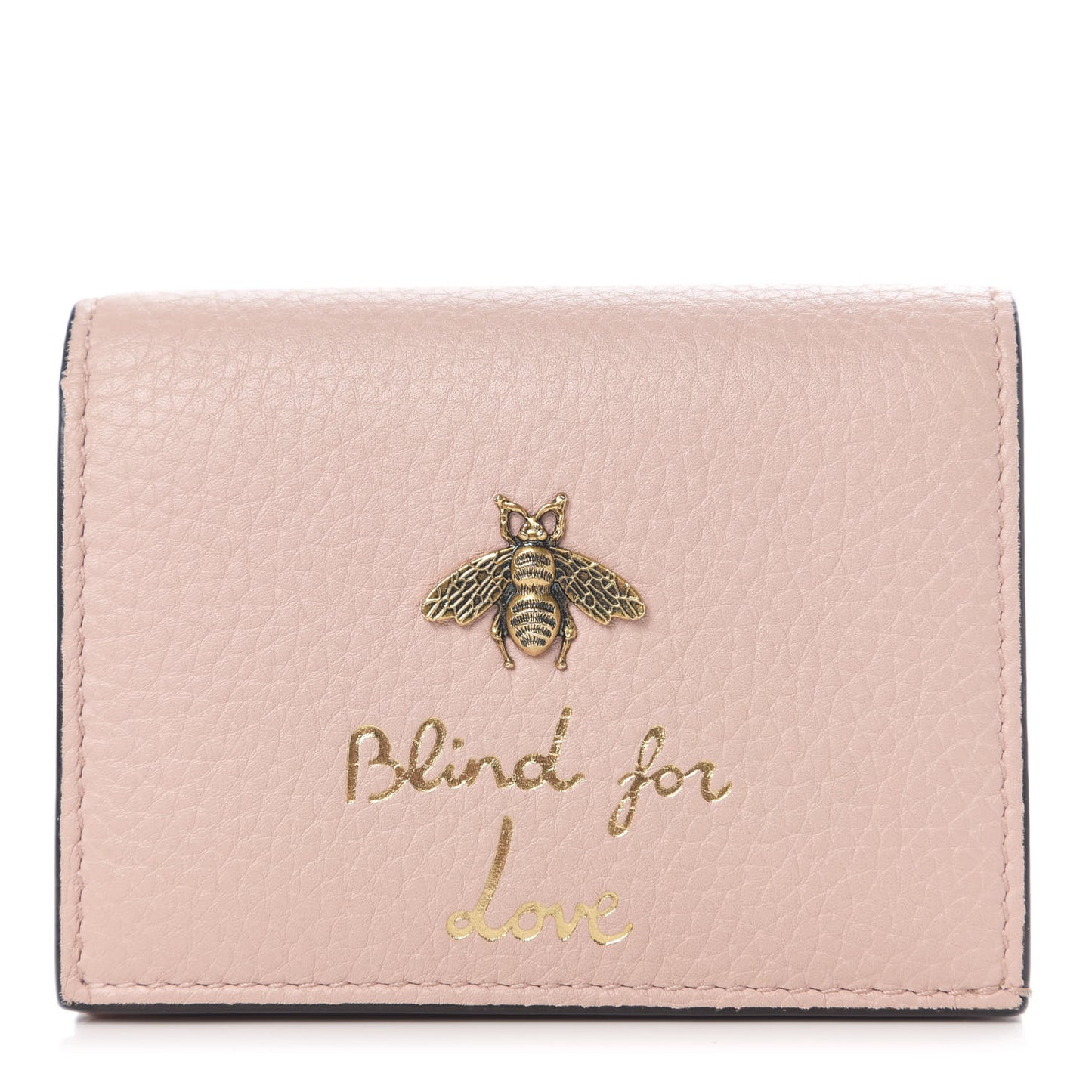 Cellarius Calfskin Blind for Love Animalier Card Case Perfect Pink