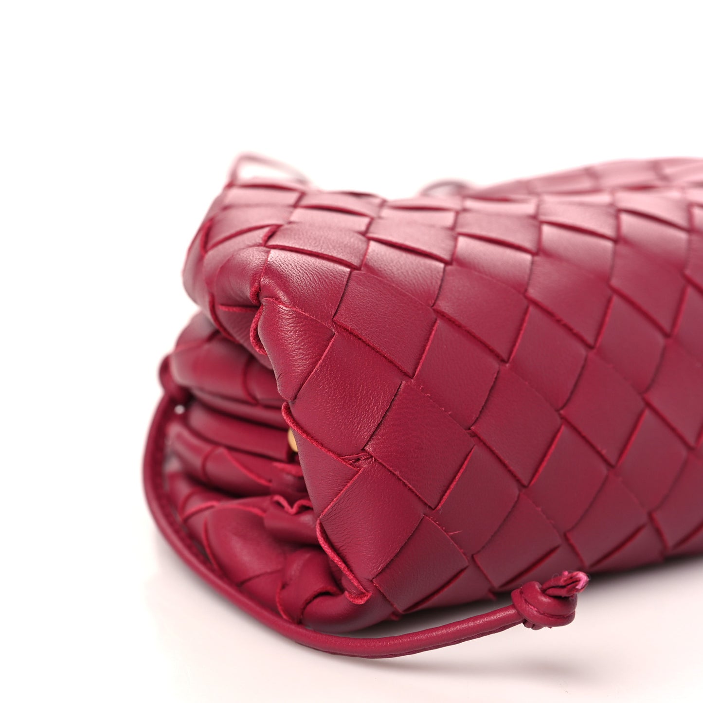 Nappa Intrecciato The Mini Pouch Amaranto