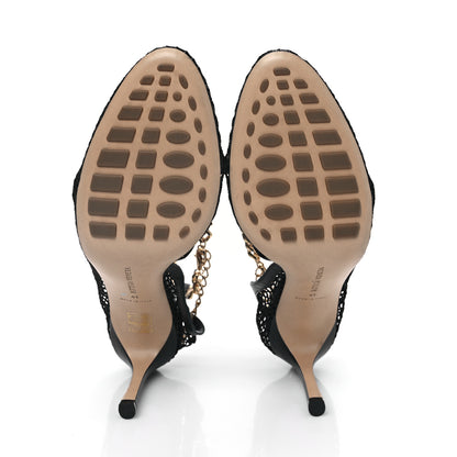 Bottega Veneta Mesh Nappa Chunky Chain Sandals 41 Black 5 of 7