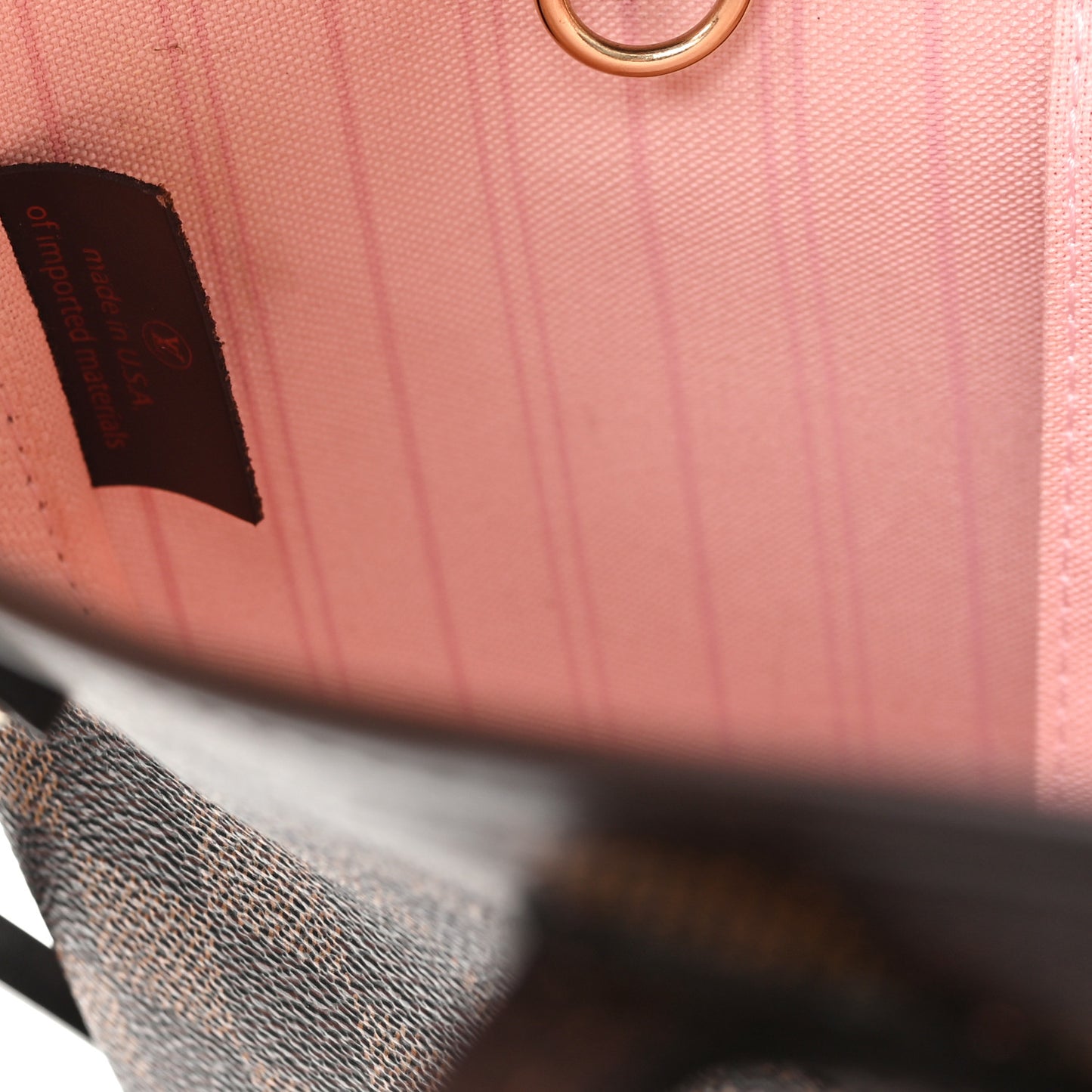 Damier Ebene Neo Neverfull MM Rose Ballerine