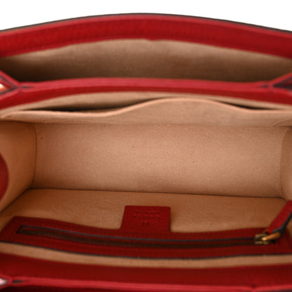 Gucci GG Supreme Monogram Small Queen Margaret Top Handle Bag Red 5 of 12