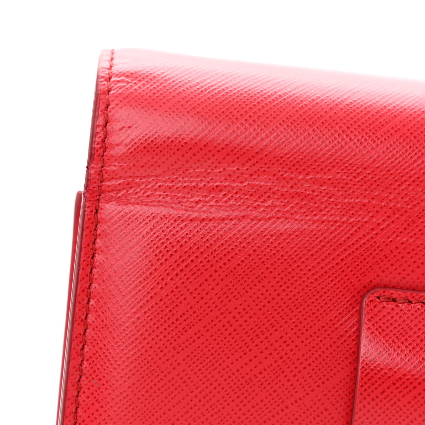 Saffiano Vera Bow Crossbody Belt Bag Red