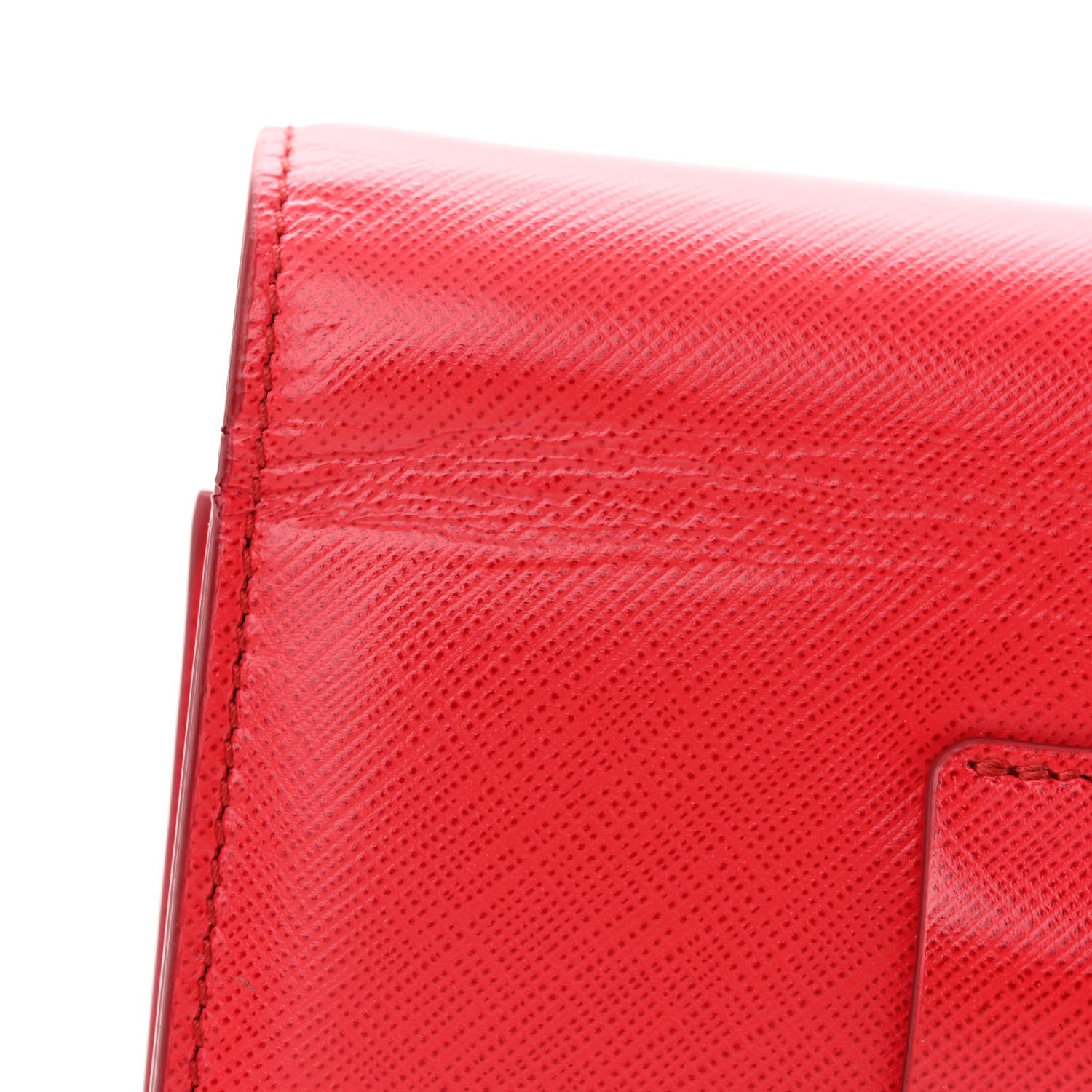 Salvatore Ferragamo Saffiano Vera Bow Crossbody Belt Bag Red 13 of 19