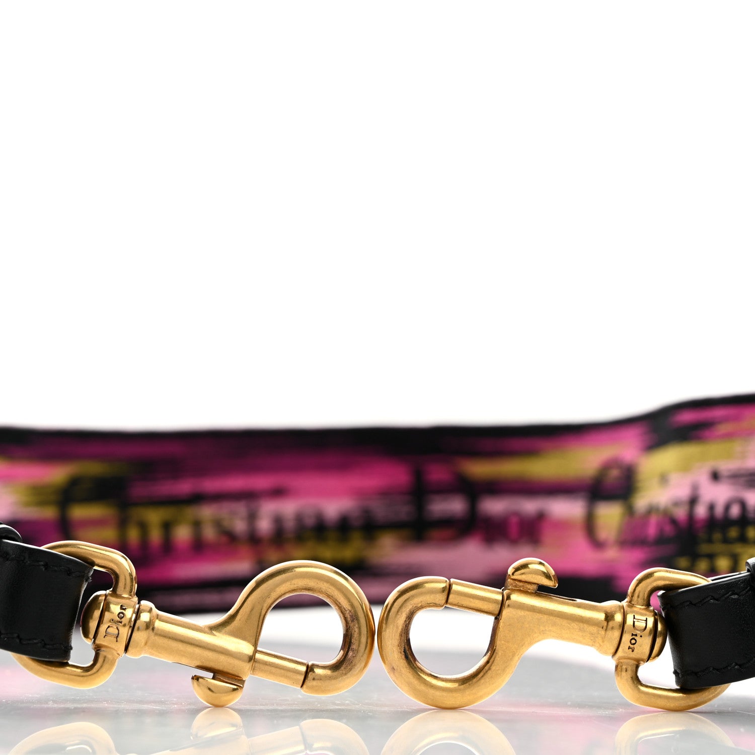 Christian Dior Canvas Toile de Jouy Voyage Shoulder Strap Fuchsia Multicolor 4 of 4