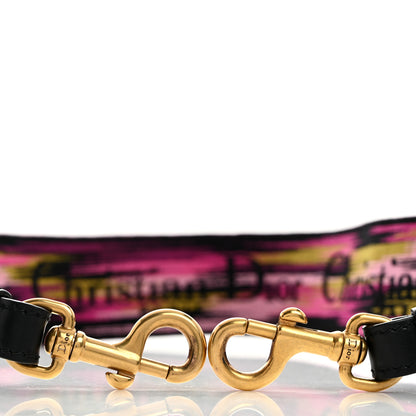 Christian Dior Canvas Toile de Jouy Voyage Shoulder Strap Fuchsia Multicolor 4 of 4