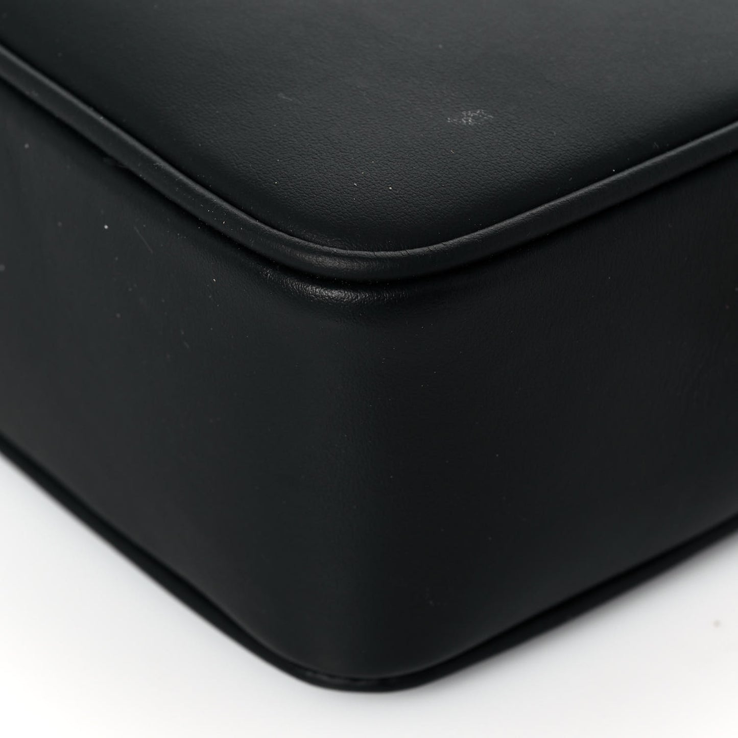 Vitello Century Bi-Color FF 1974 Embossed Mini Camera Case Maya Black
