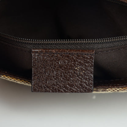 Gucci Monogram Waist Pouch Bag Dark Brown 6 of 7