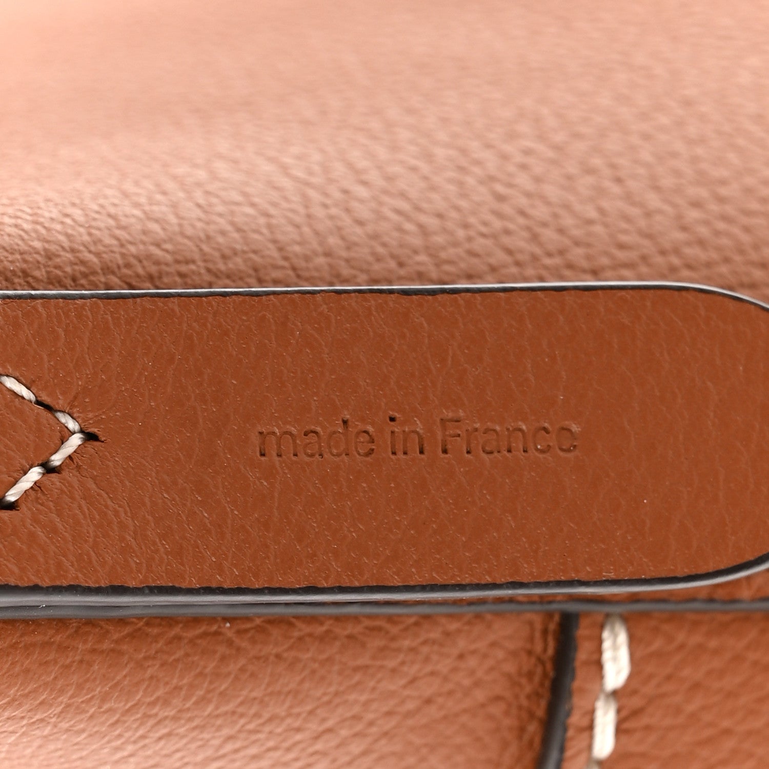 Louis Vuitton Calfskin Lock and Walk Bucket Cognac 7 of 10