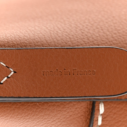 Louis Vuitton Calfskin Lock and Walk Bucket Cognac 7 of 10