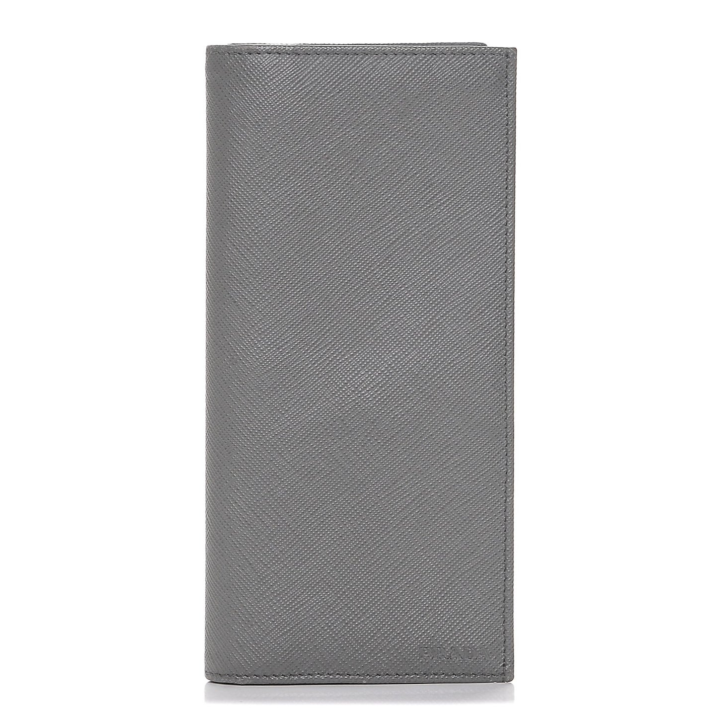 Saffiano Long Wallet Grey