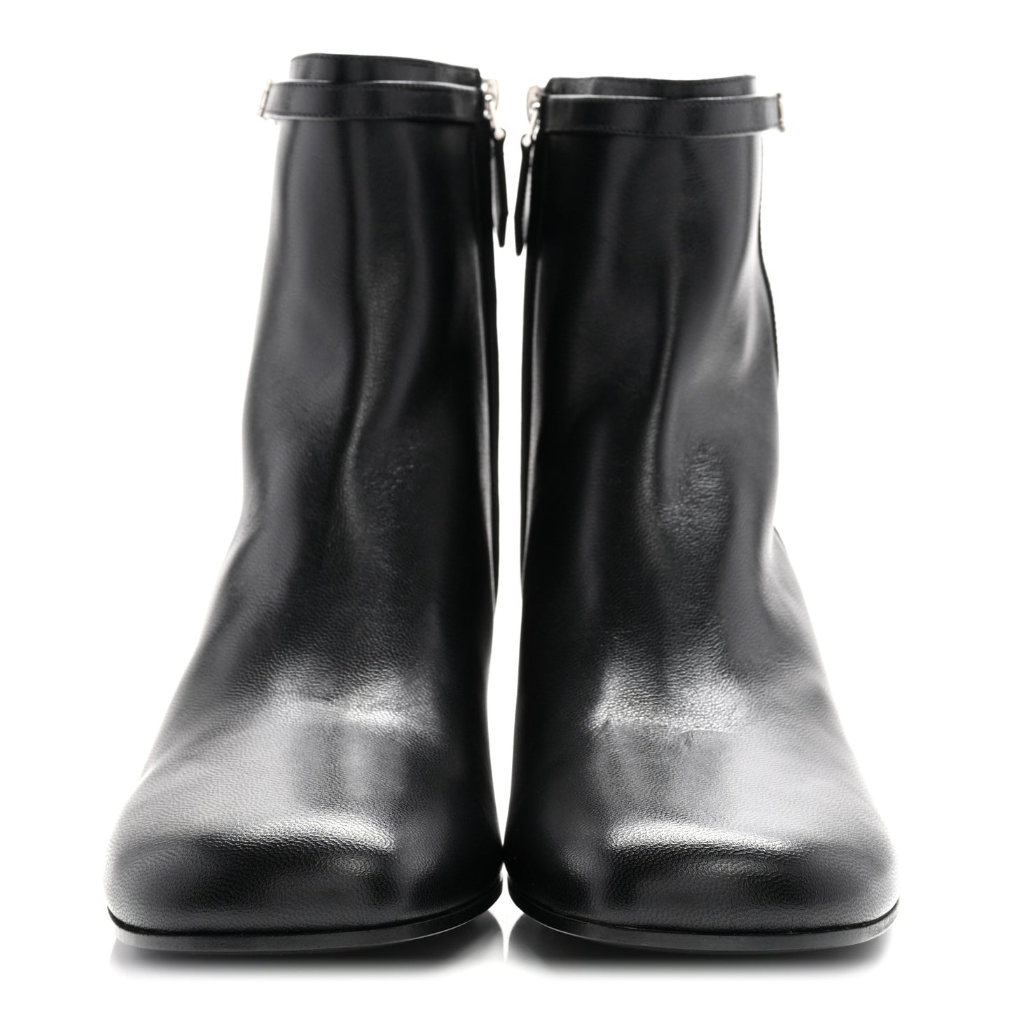 Calfskin Imperial 50 Ankle Boots 39 Black
