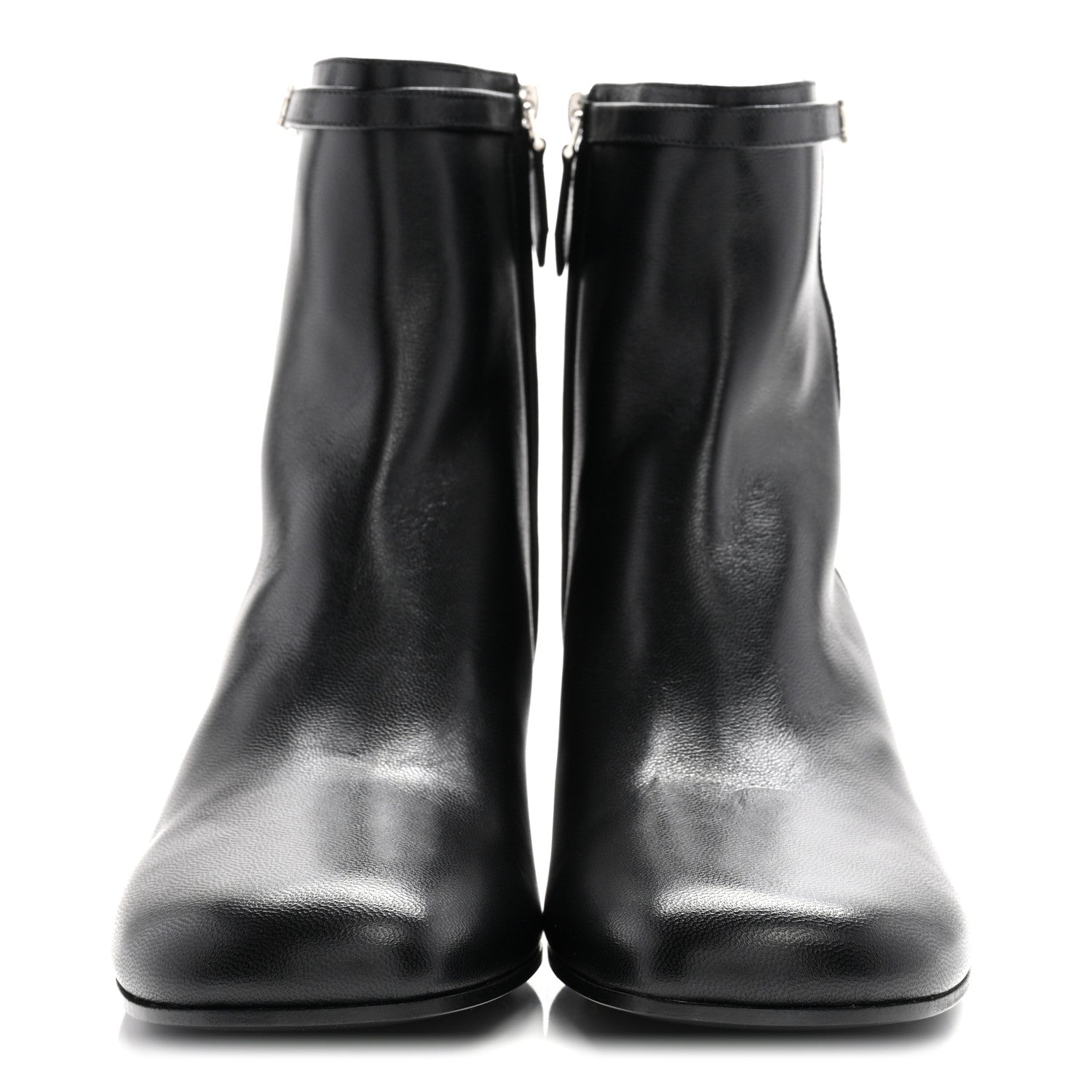 Hermes Calfskin Imperial 50 Ankle Boots 39 Black 3 of 10