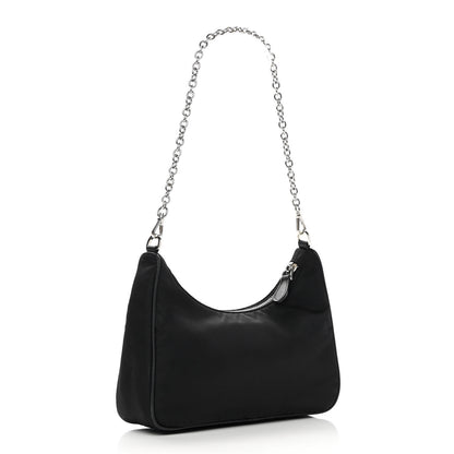 Prada Nylon Re-Edition 2005 Shoulder Bag Black 3 of 13