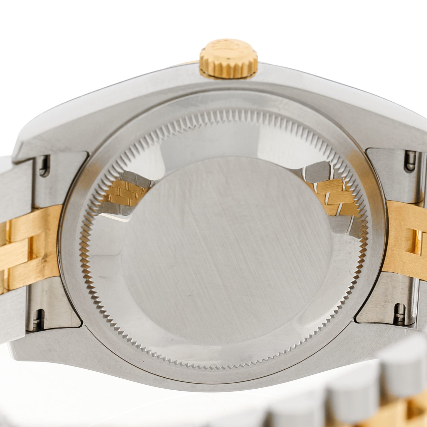 Stainless Steel 18K Yellow Gold 36mm Oyster Perpetual Datejust Watch White Roman 116233