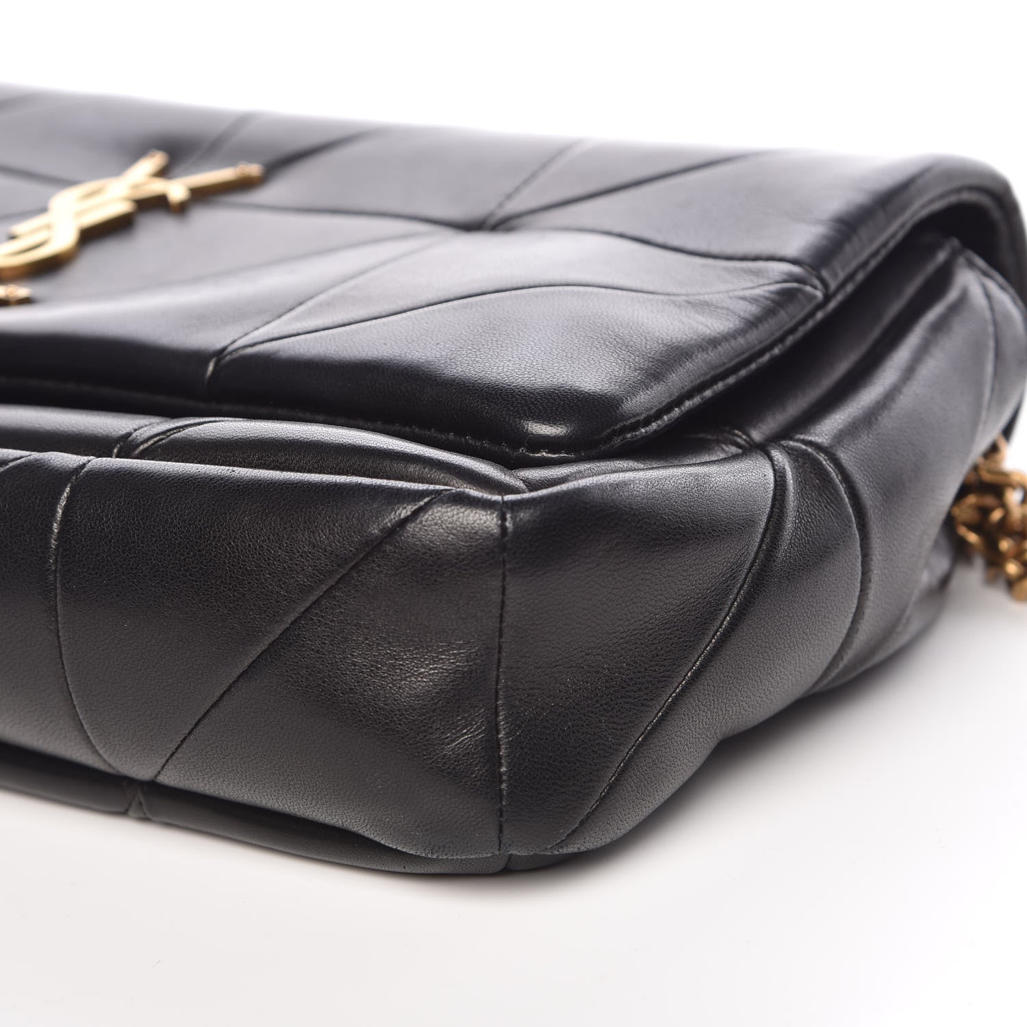 Saint Laurent Lambskin Patchwork Monogram Medium Jamie Black 9 of 9