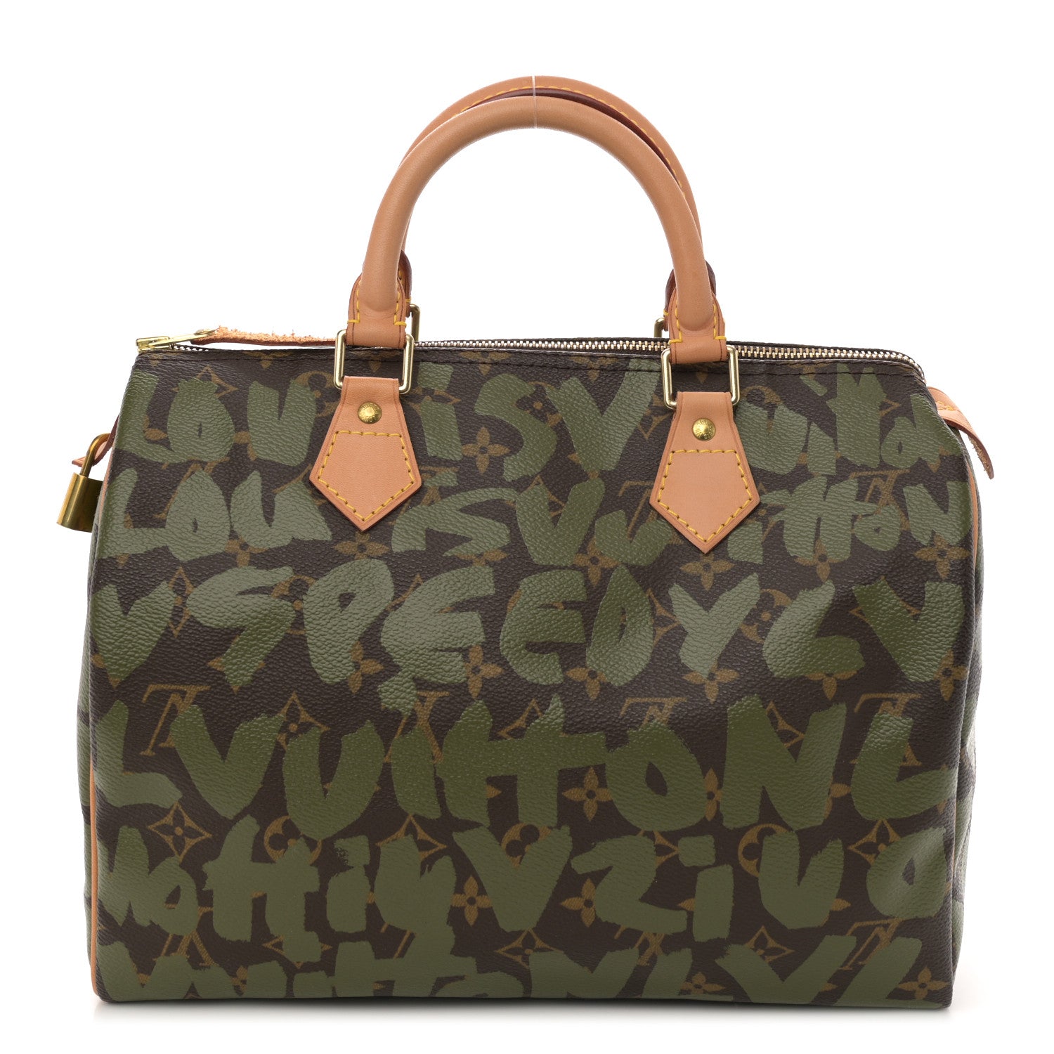 Louis Vuitton Monogram Graffiti Speedy 30 Kaki 1 of 10