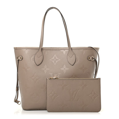 Louis Vuitton Empreinte Monogram Giant Neverfull MM Tourterelle 1 of 9