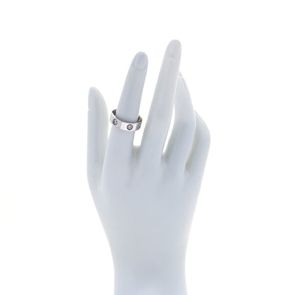 Cartier 18K White Gold 6 Diamond 5.5mm LOVE Ring 54 7 2 of 6