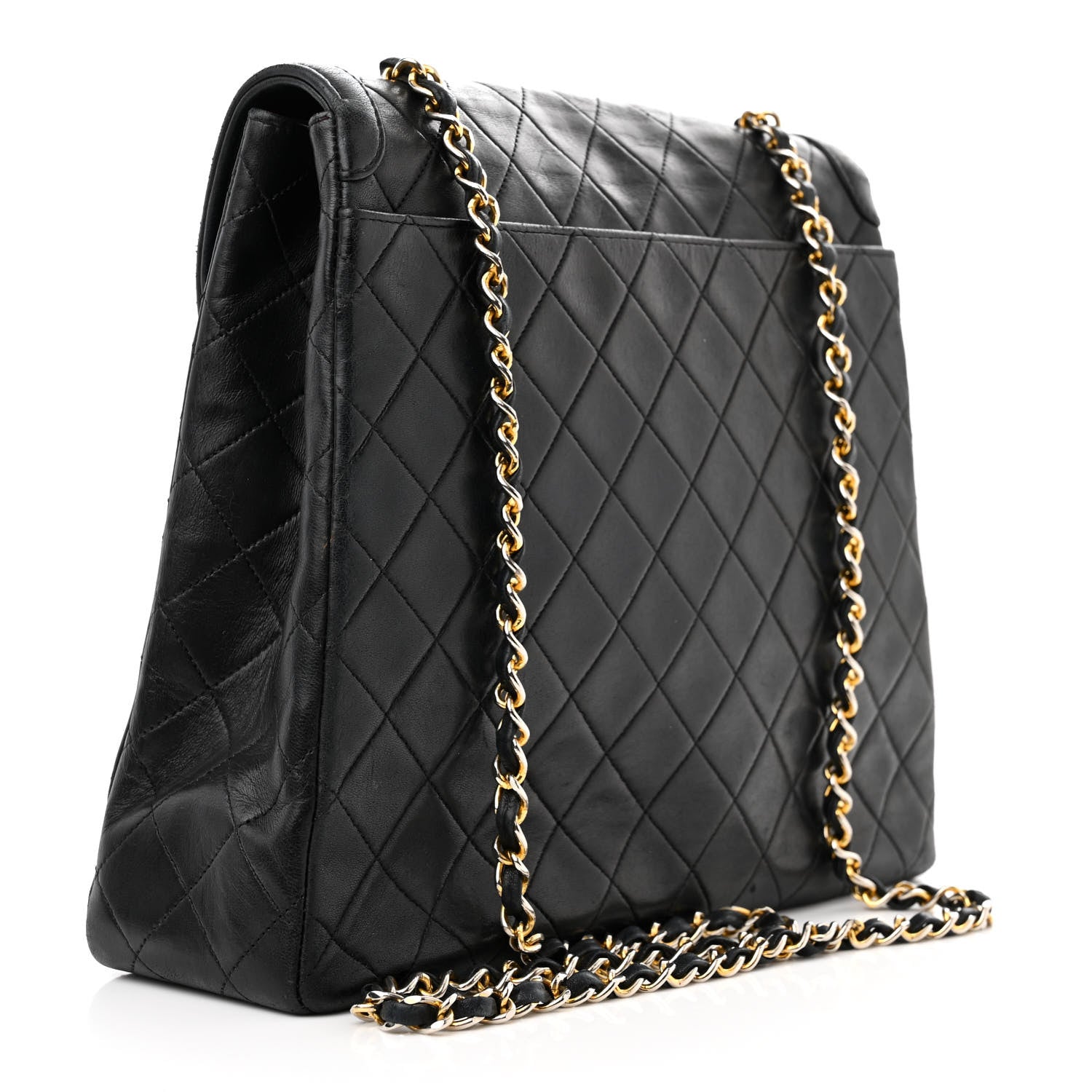 Chanel Lambskin Quilted Single Flap Black 3 of 12