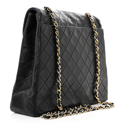 Chanel Lambskin Quilted Single Flap Black 3 of 12