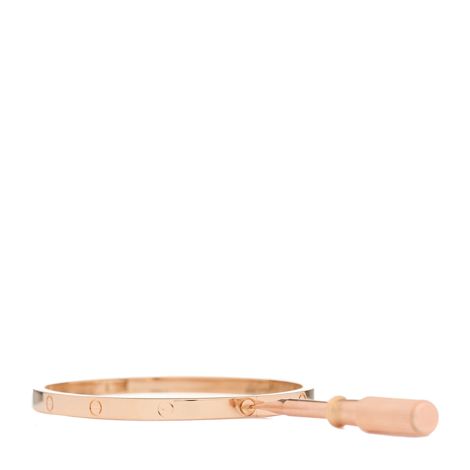 Cartier 18K Pink Gold Small LOVE Bracelet 16 7 of 8