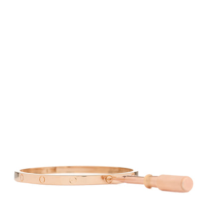 Cartier 18K Pink Gold Small LOVE Bracelet 16 7 of 8