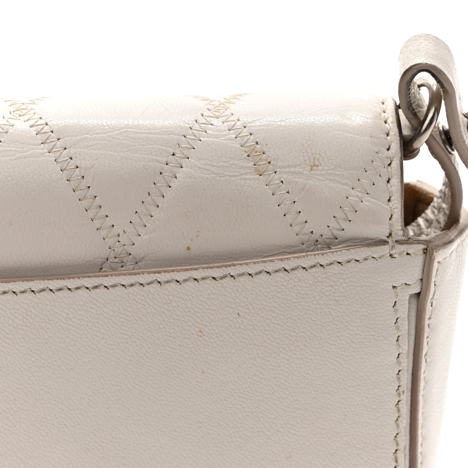 Givenchy Goatskin Quilted GV3 Mini Pocket Convertible Bag Natural 11 of 13