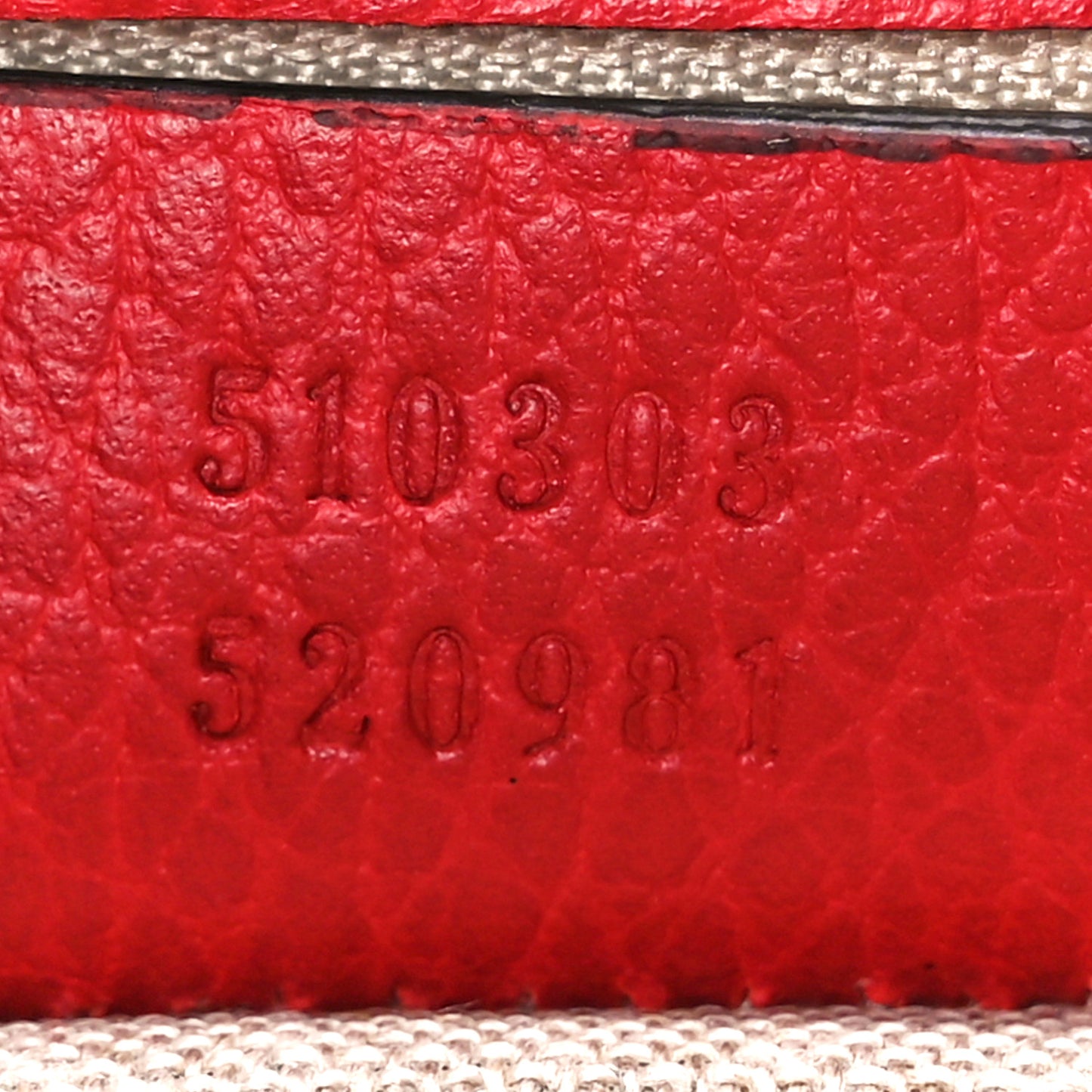 Dollar Calfskin Interlocking G Shoulder Bag Red