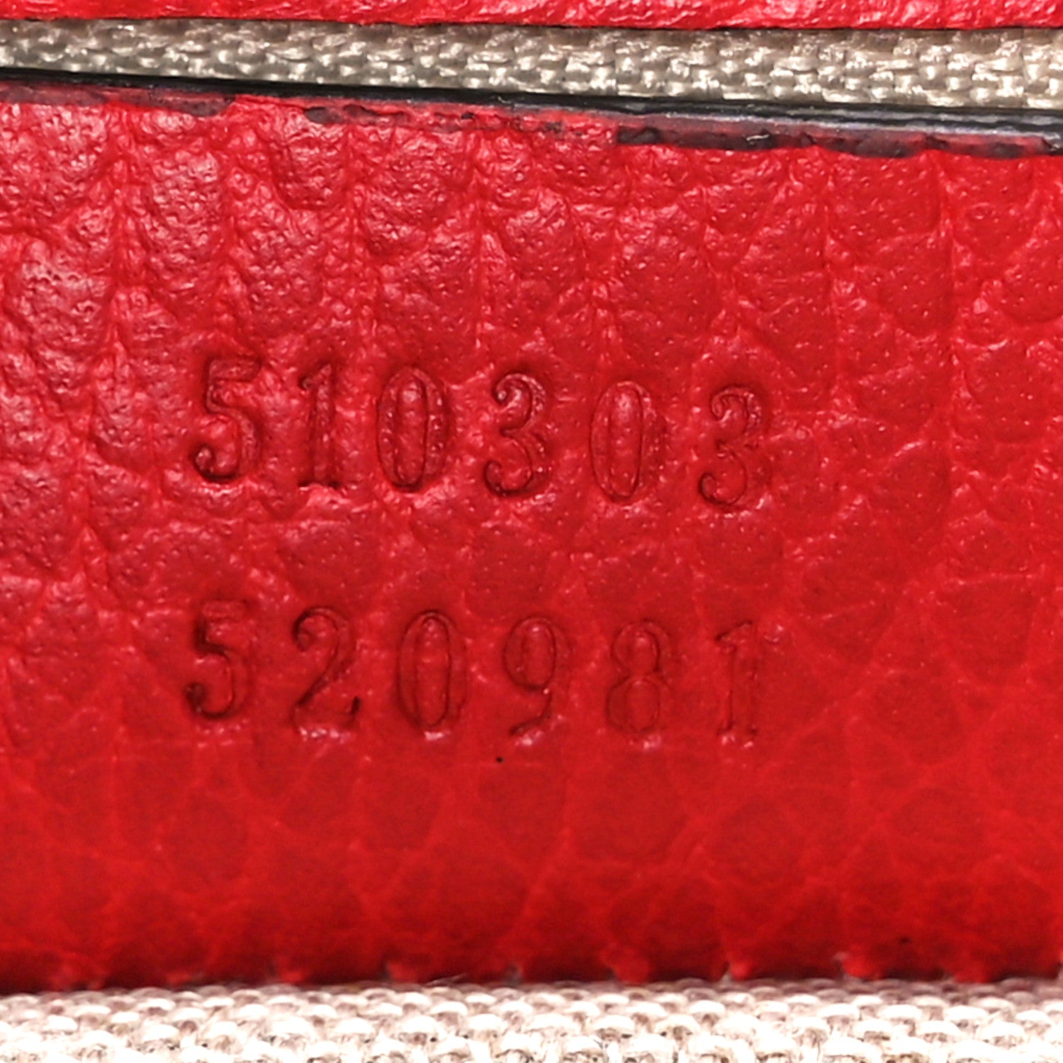 Gucci Dollar Calfskin Interlocking G Shoulder Bag Red 7 of 11