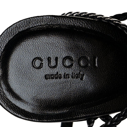 Gucci Caged Strappy High Heel Sandals 7 Black 7 of 7