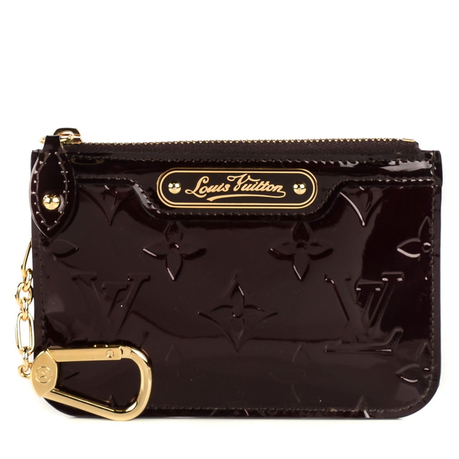 Louis Vuitton Vernis Key Pouch Amarante 1 of 8