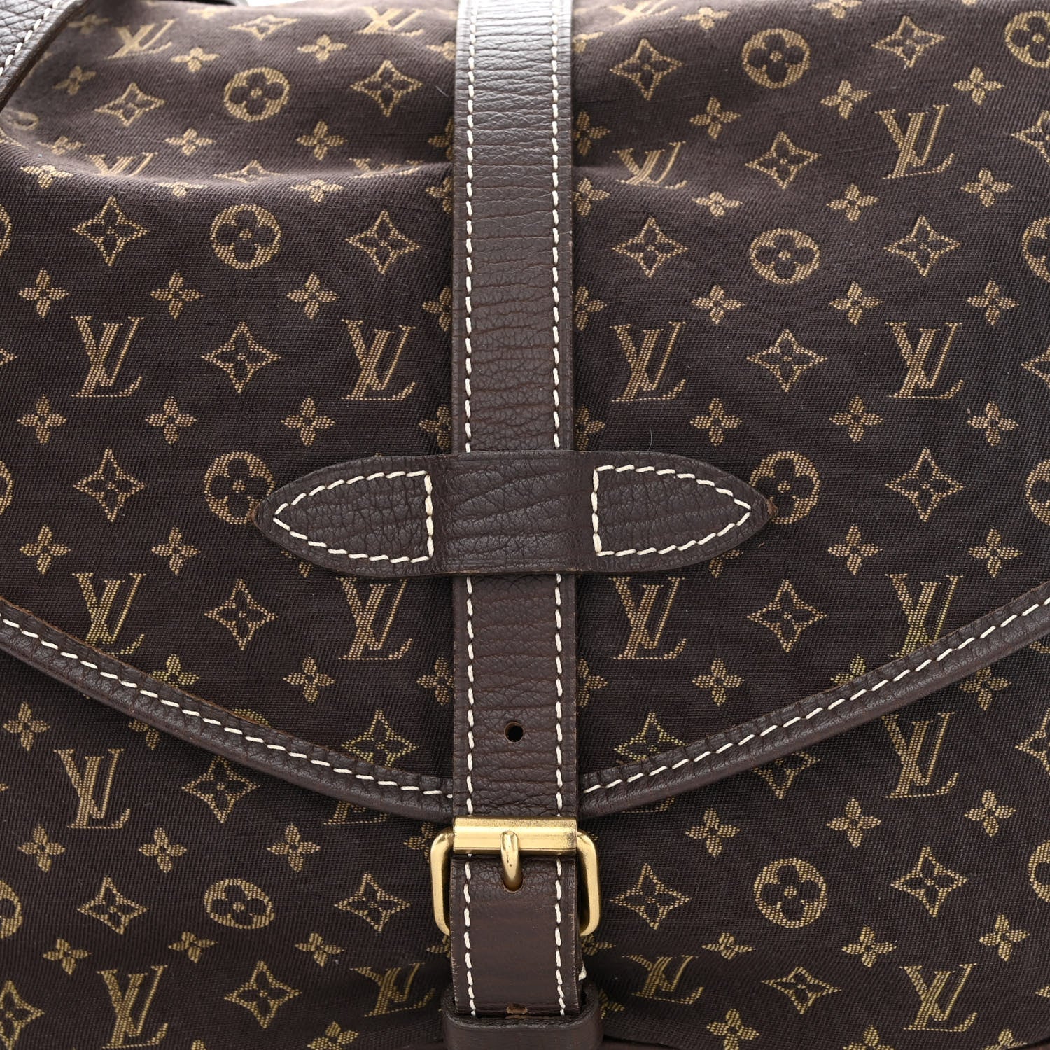 Louis Vuitton Monogram Mini Lin Saumur Ebene 9 of 11