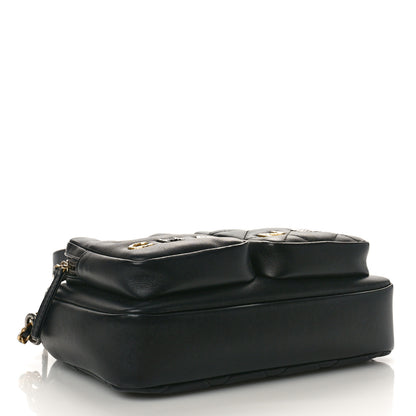 Chanel Calfskin Quilted Small Camera Case Black 4 of 9