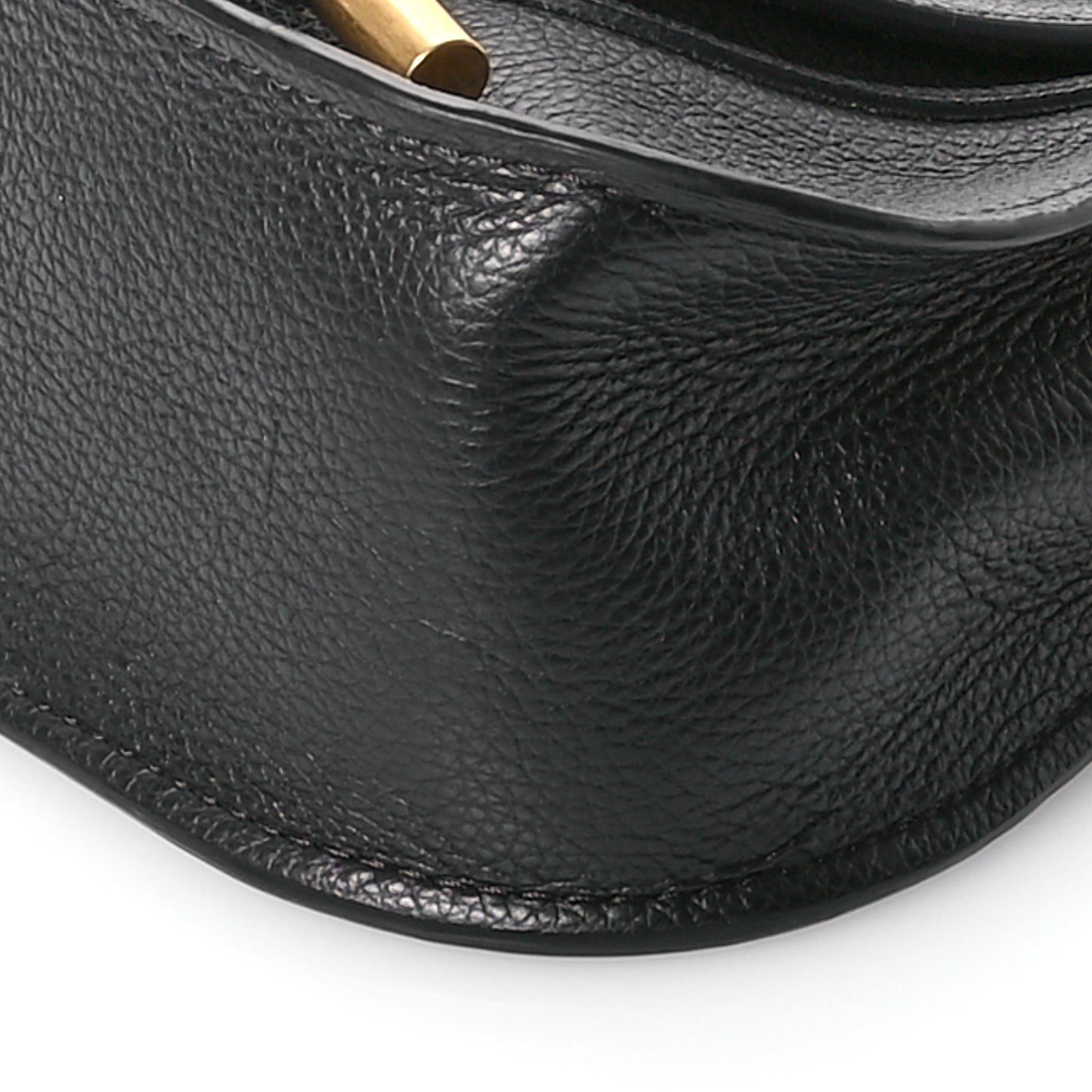 Calfskin Small Marcie Satchel Black